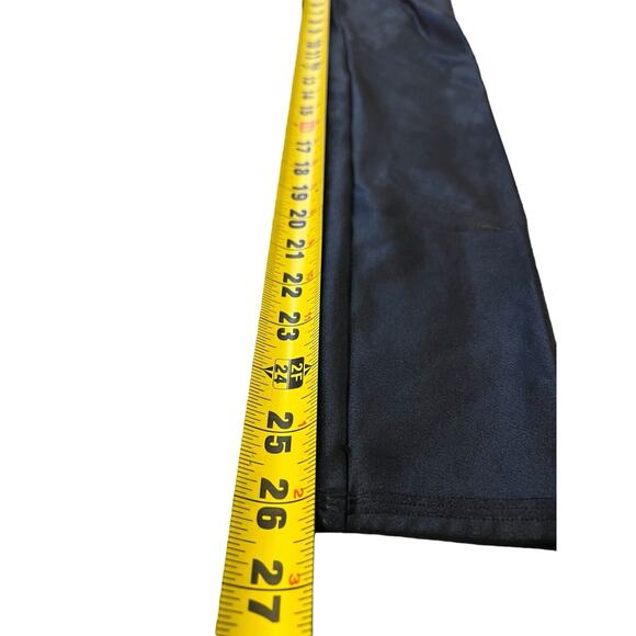 Spanx‎ Black Faux Leather Leggings Women’s Size Medium 2437 - Picture 9 of 10